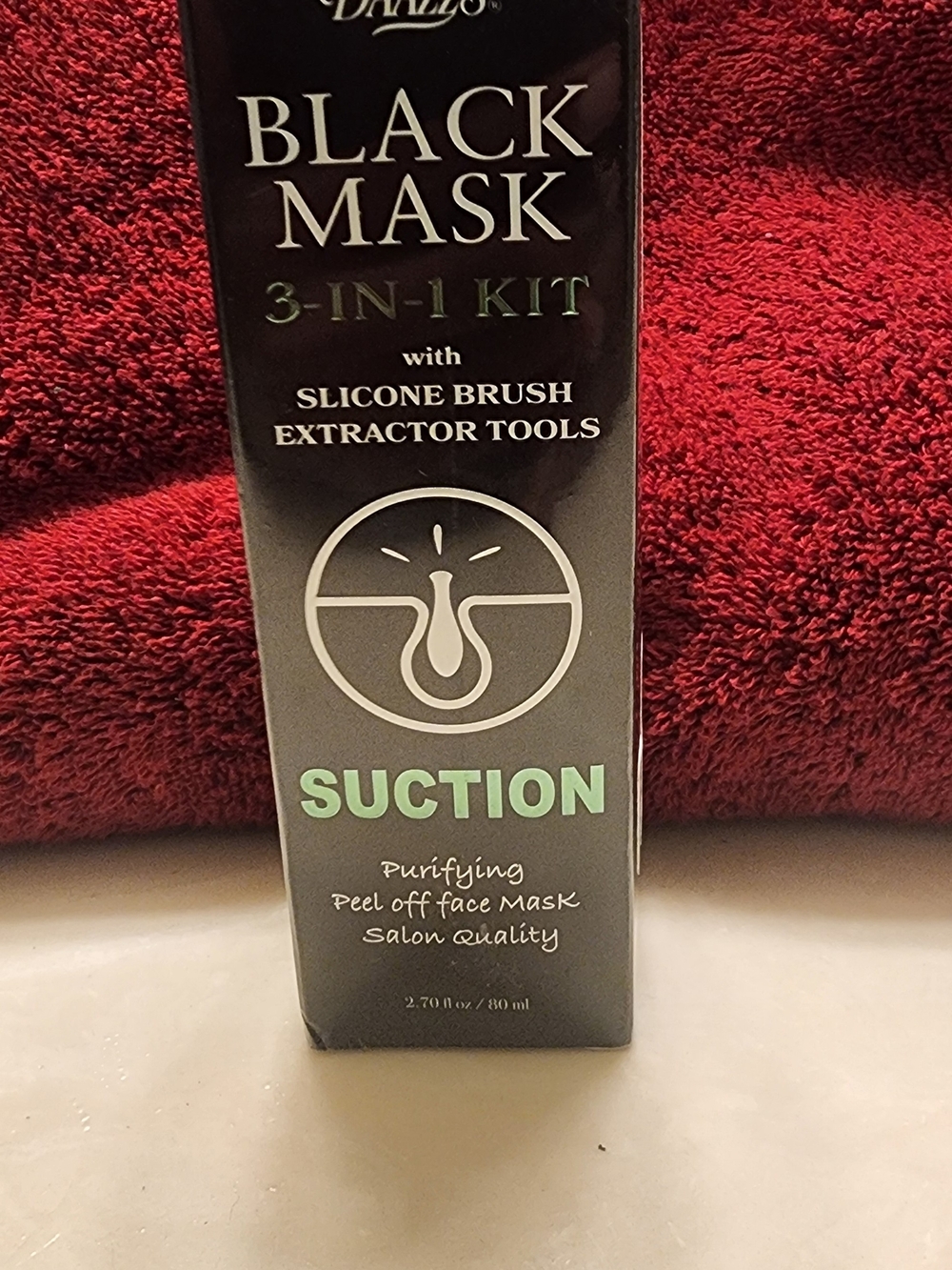 Black Mask 3-in-1 Kit with Suction - Black